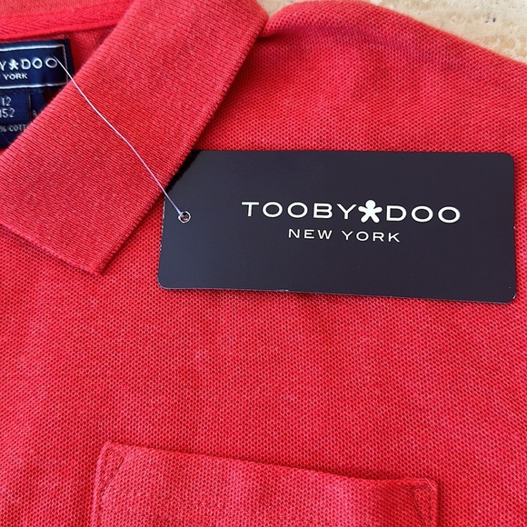Tooby *Doo Boys Red Polo Shirt (size 12) - Picture 3 of 6